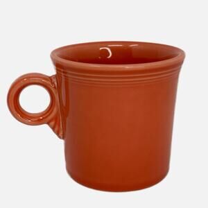 Fiesta Ware Coffee Cup Mug Homer Laughlin HLC Ring Handle PERSIMMON